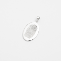 Dije con Huella Ovalado de Plata - Imagen 3