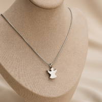 Urna Colgante Angel Plateado - Imagen 2