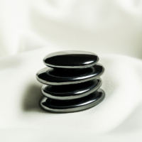 Relicario Hematite Gris - Imagen 1